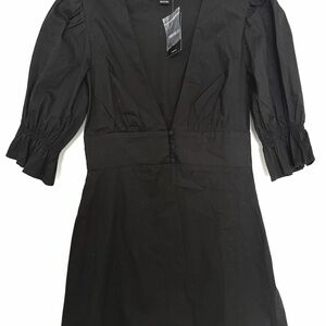 Forever 21 Black Medium Sleeve Dress